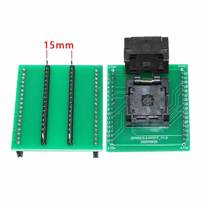 MCU/STM8 Single-chip Microcomputer Programming Socket QFN32-0.4, Programming Socket, Programming Fixture Test 32QN40TS24040