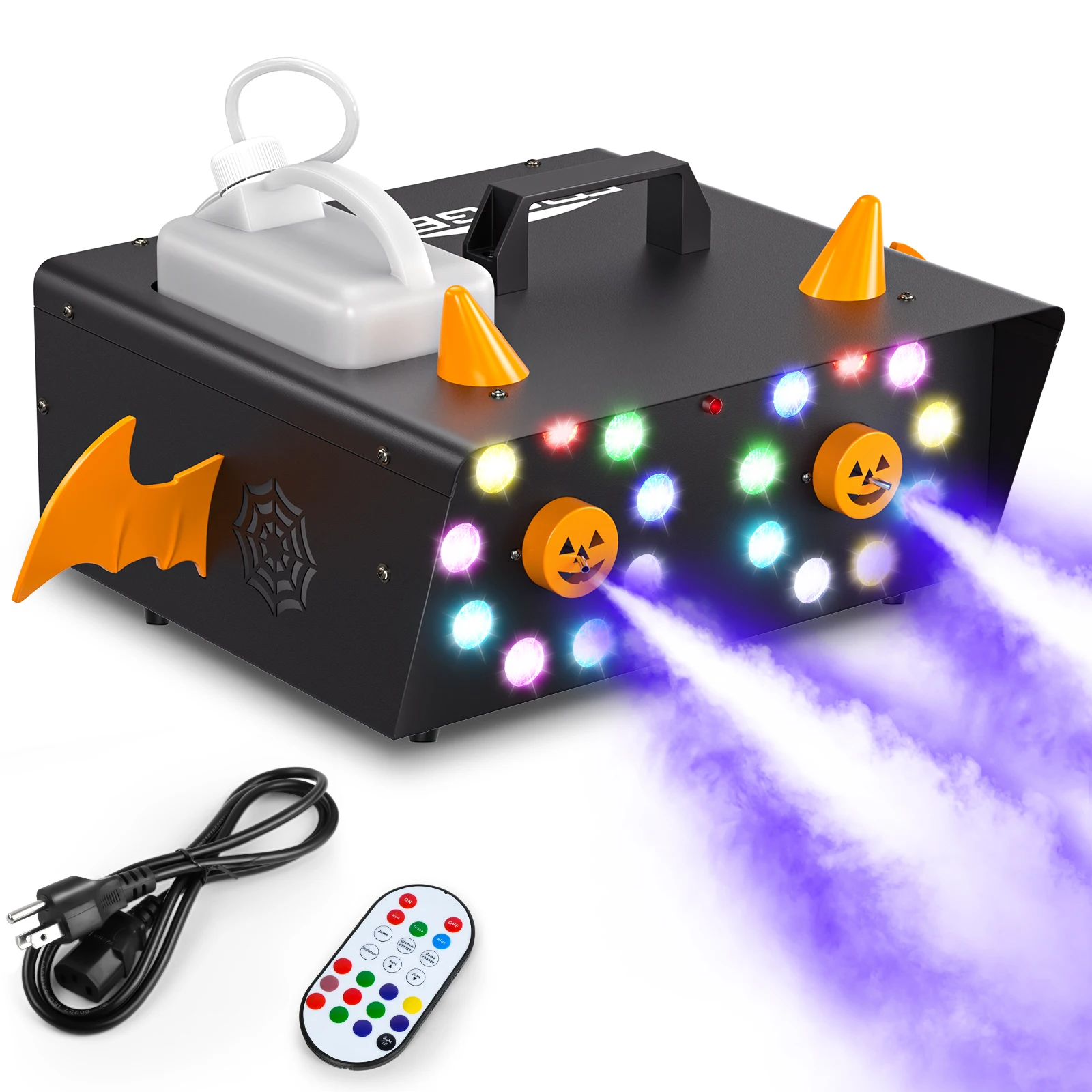 remote controlled fog machine 1500w fog machine stage effect wedding fogger for stage party dj 01