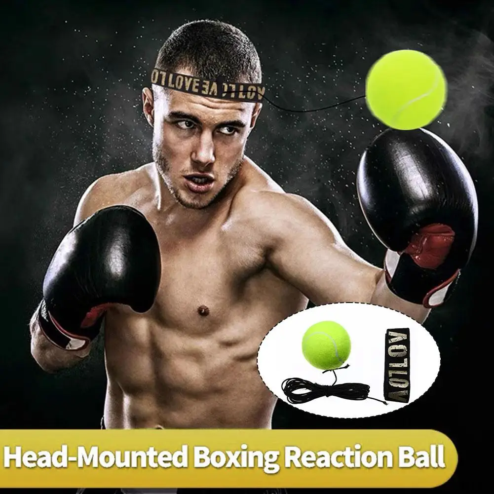 Boxing Balls Hand-eye Reaction Home Sandbag Fitness Thai Skill Equipment Fight Speed Headband Muay Boxeo Punching M0d2