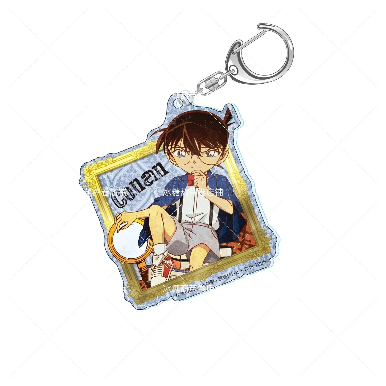 명탐정 코난 코스프레 아크릴 펜던트 레트로 스타일 시리즈 열쇠고리 소프트 주변기기 애니메이션