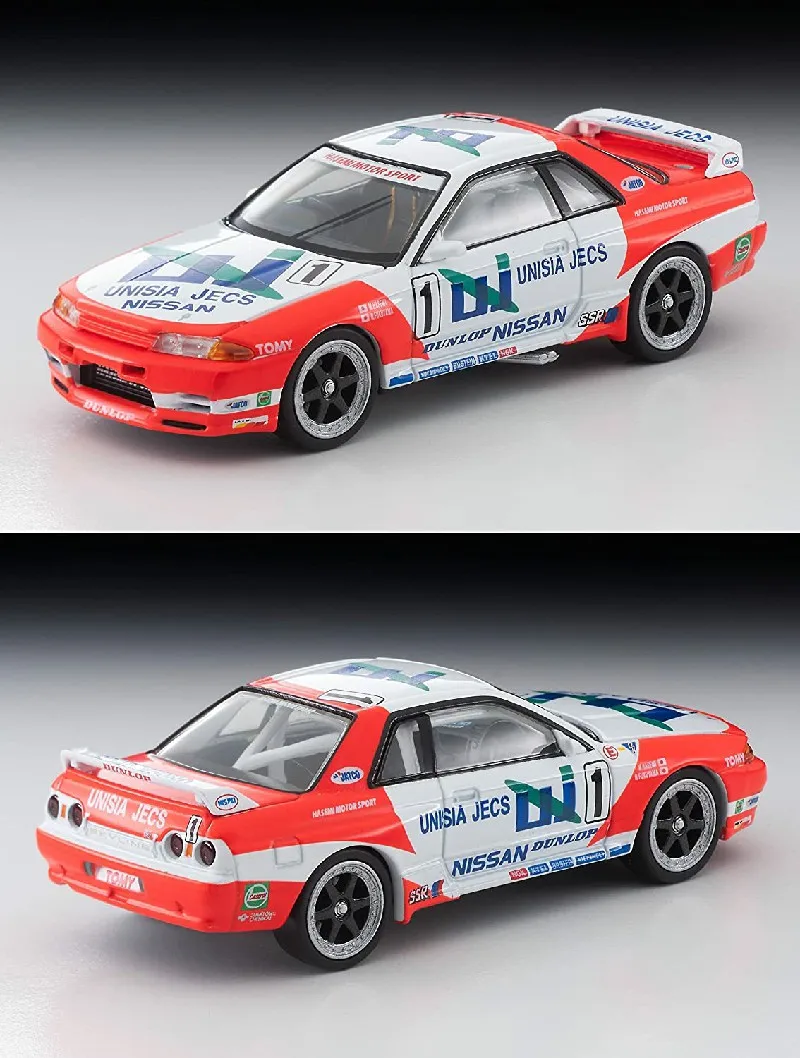 

202202 TOMYTEC TLV 1/64 LV-N234c Nissan Unisia Jecs Skyline 1993 Die-cast alloy car model collection display gifts