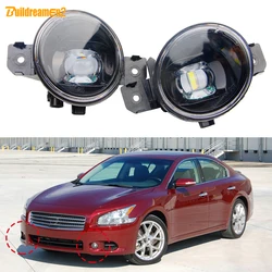 2 Pcs 30W H11 Car LED Fog Light Assembly DRL Daytime Running Lamp 12V For Nissan Maxima (A35) 2008 2009 2010 2011 2012 2013 2014