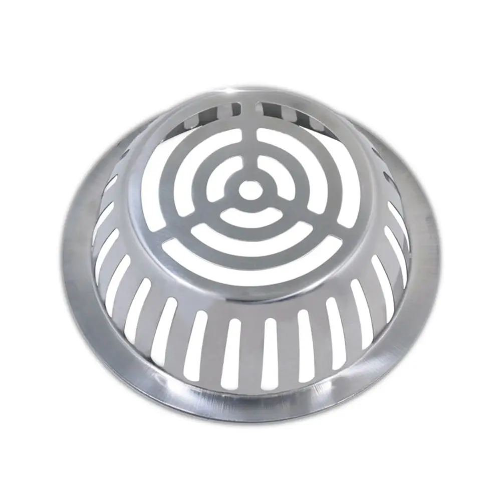 Balcony Roof Floor Drain Stainless steel Round Large Displacement Anti-blocking Filter Screen Cover Outdoor Floor Drain