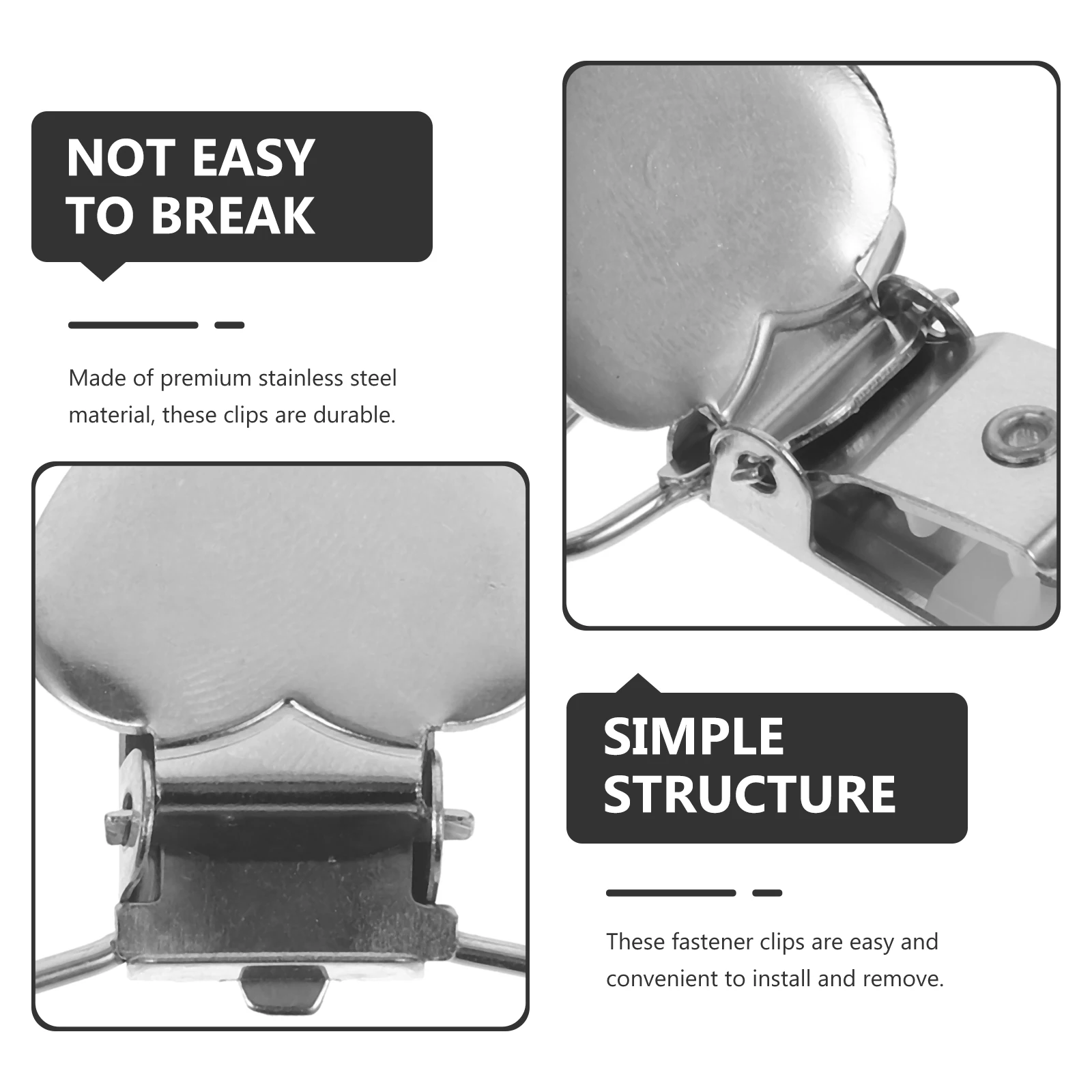 30Pcs Metal Heart S…