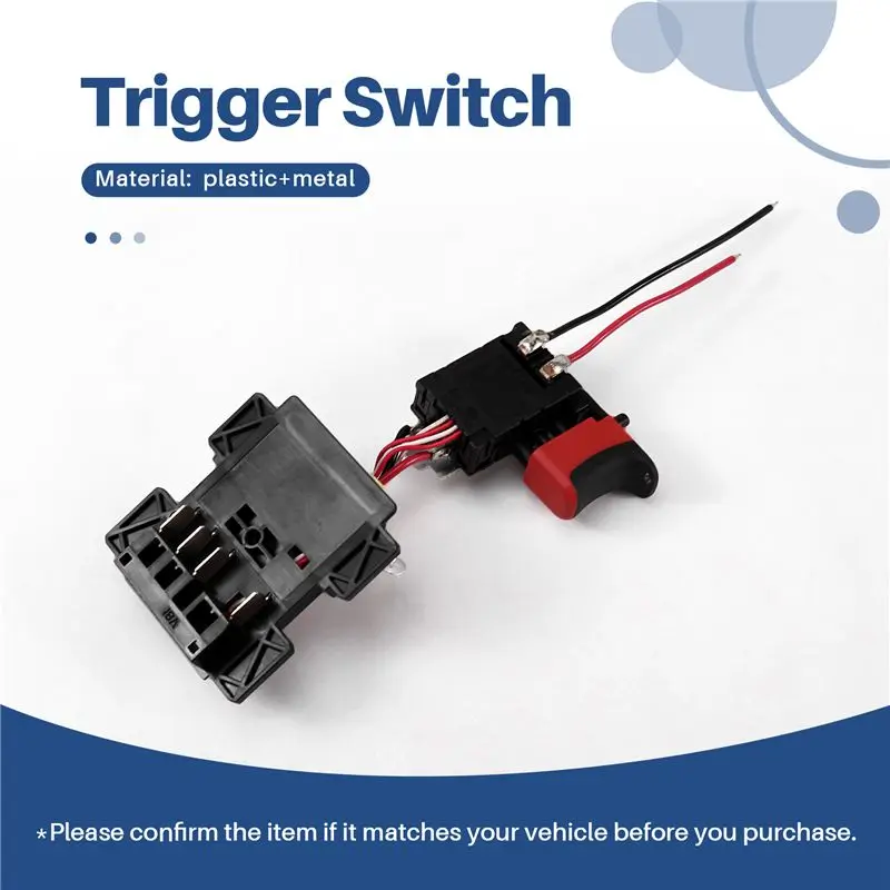 Innovative Replacement Option BS18V Trigger Switch For Various For Metabo Drills And Accessories Model 343410610