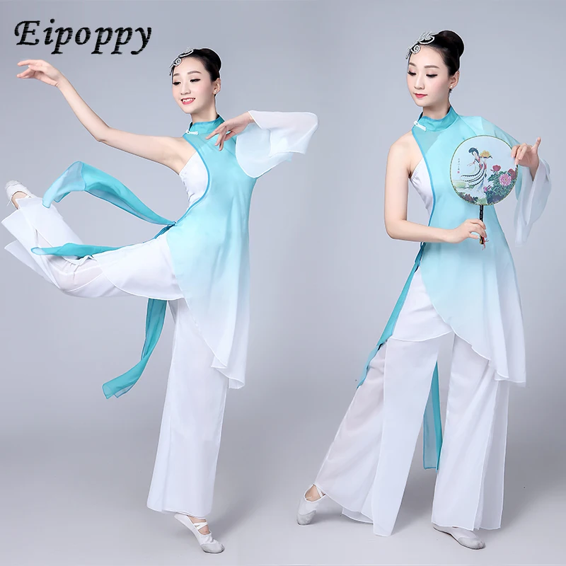 زي الرقص الشعبي الصيني التقليدي للنساء ، أزياء الرقص للأطفال ، فستان أطفال فتاة يانغكو ، ملابس يانغجي