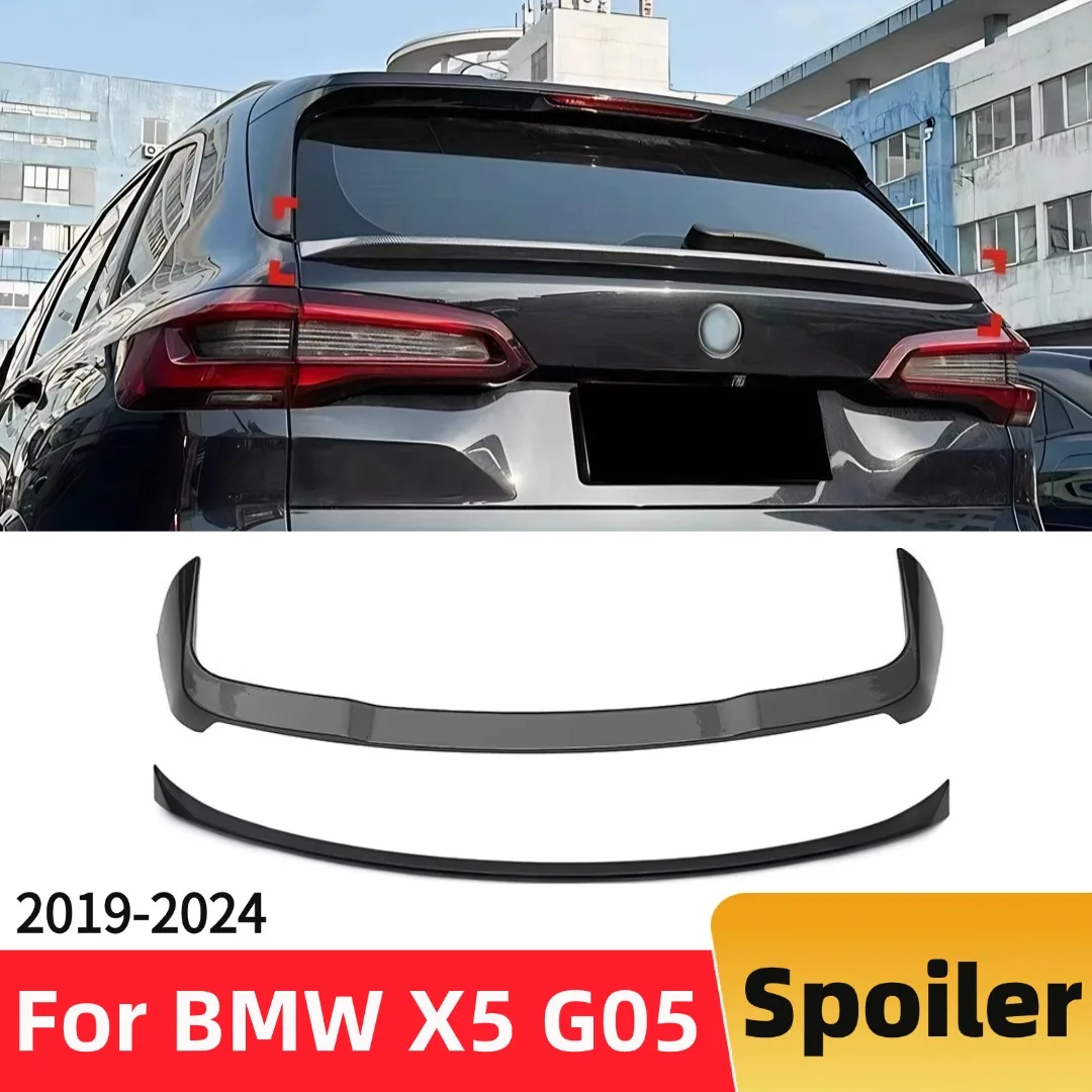 Rear Wing Boot Lip Roof Spoiler Tail Air Dam Deflector Tuning Exterior Parts Refit For BMW X5 G05 2019 2020 2021 2022 2023 2024