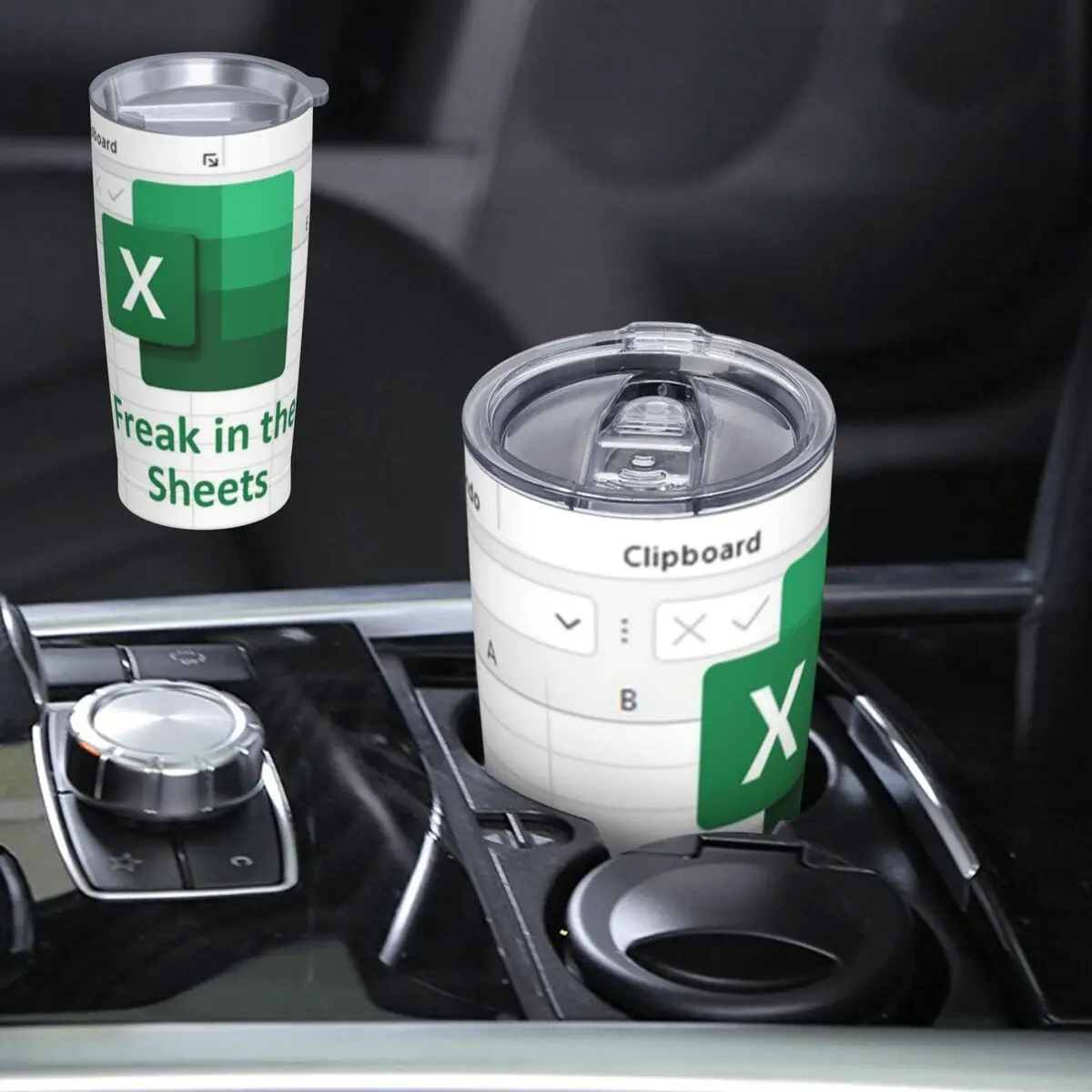 Freak In The Sheets Excel Spreadsheet Stainless Steel Tumbler Vacuum Insulated Mug Thermal Cold Cups Straw With Lid 20oz