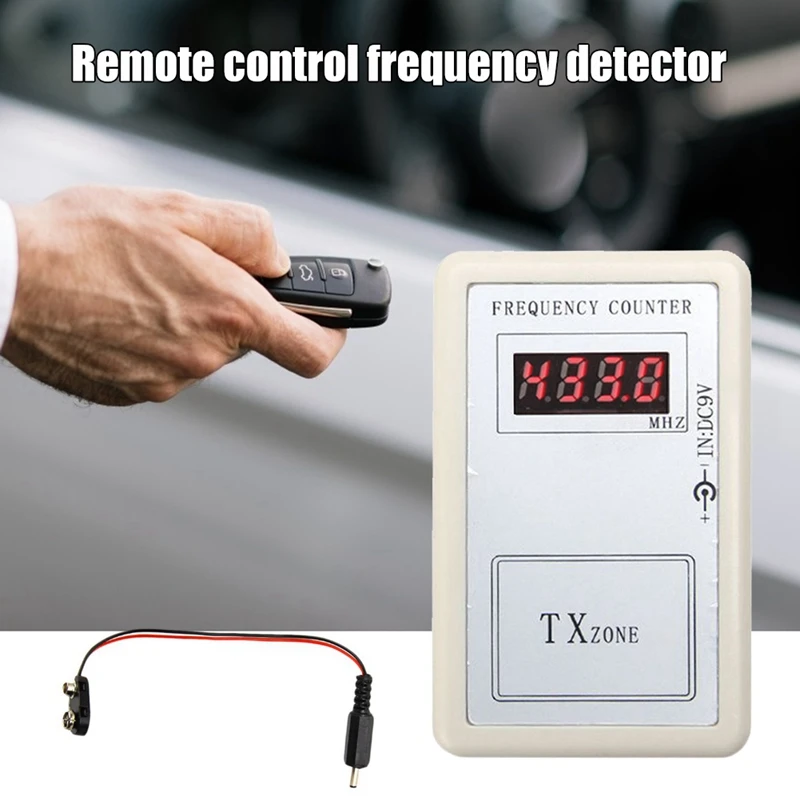 Handheld Remote Control Wireless Frequency Meter Replacement Digital Counter Tester 250-450Mhz For Car Auto Garage Door