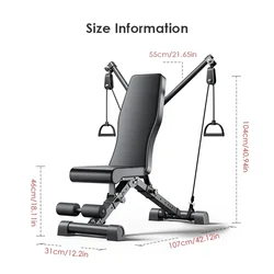 Hot 2024 Multifunctional Dumbbell Bench Bench Bench Press Home Sit-up Assistor Fitness Equipment Men's Bird Bench Press Chair