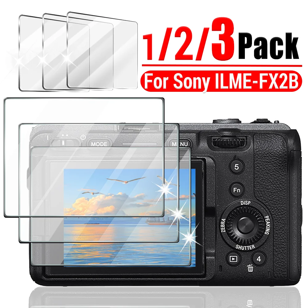 

1-3PCS Tempered Glass for Sony ILME-FX2B Camera Display Screen Protectors HD Clear Anti-scratch Protective Films for ILME-FX2B
