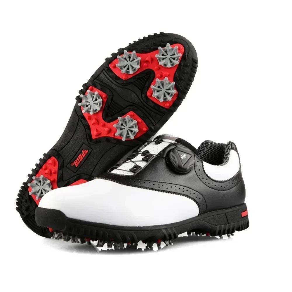 2026new PGM Men Golf Shoes Waterproof Sports Shoes Rotating Buckles Anti-slip Sneakers Multifunctional Golf Trainers new