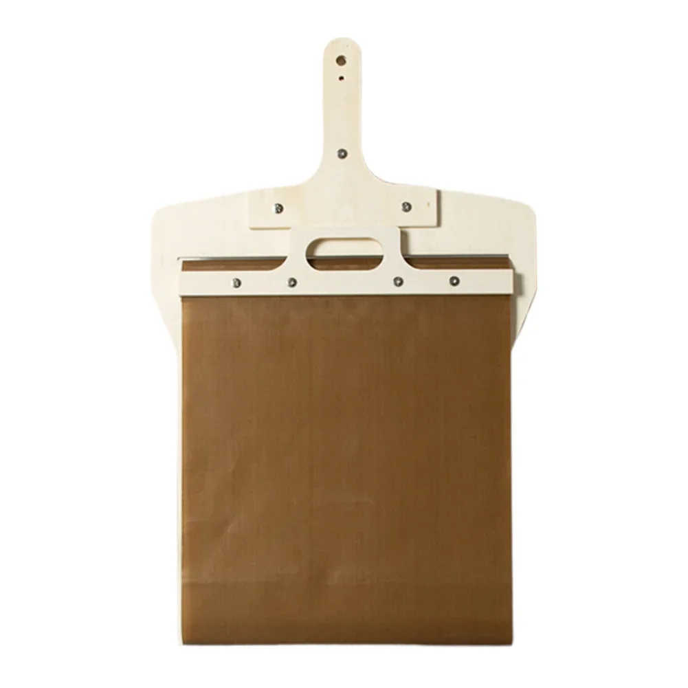 Sliding Pizza Peel Pizza Sliding Spatula Non-stick Wooden Portable Pizza Peel Multifunction with Handle for Home Kitchen