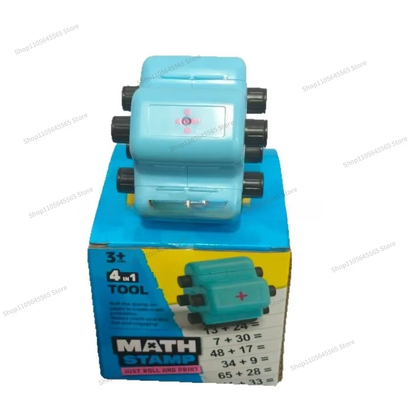For 4-in-1 Math Practice Roller Stamp