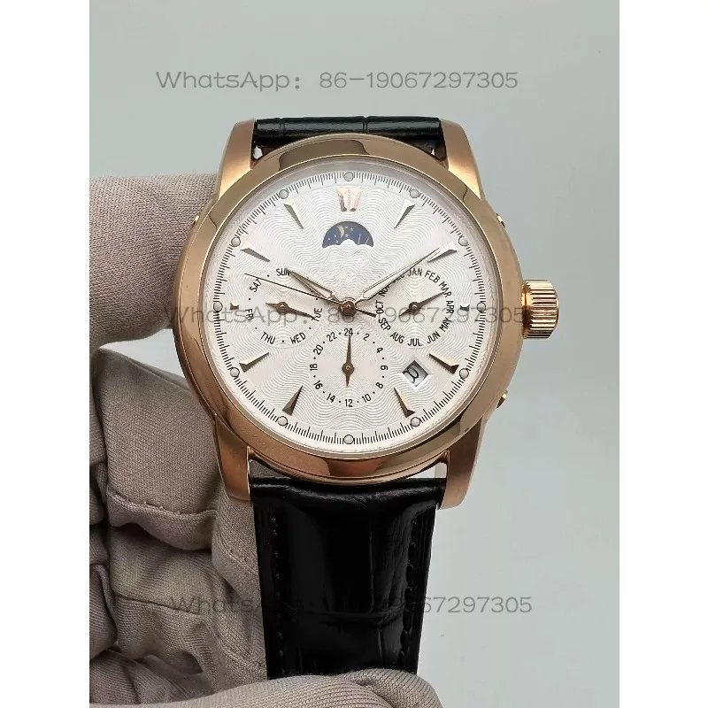 Complex Functions Fully Automatic Mechanical Watch Rose Gold Edition