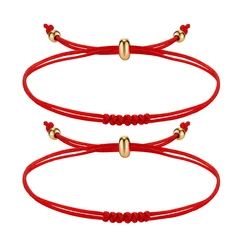 7 Knots Red String Bracelet Kabbalah Protection Thread Handmade String Bracelets Good Luck for Women Men Girls Boys Family