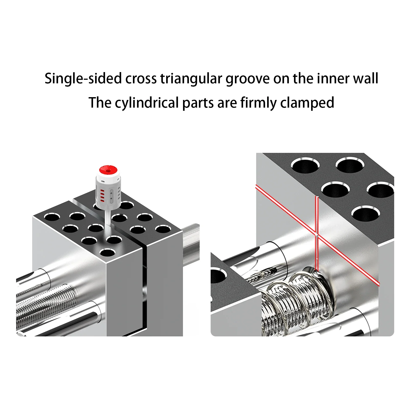MAZHA T0010 2 in 1 Mini Portable Table Vise Compact Adjustable Clamp for Modeling Hobby DIY Precision Tool Accessories