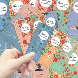 90pcs Box Seal Stickers, Rectangle Gift Package Labels, Thank You For Your Order Stickers, Decorative Baking Gift Bags Packaging