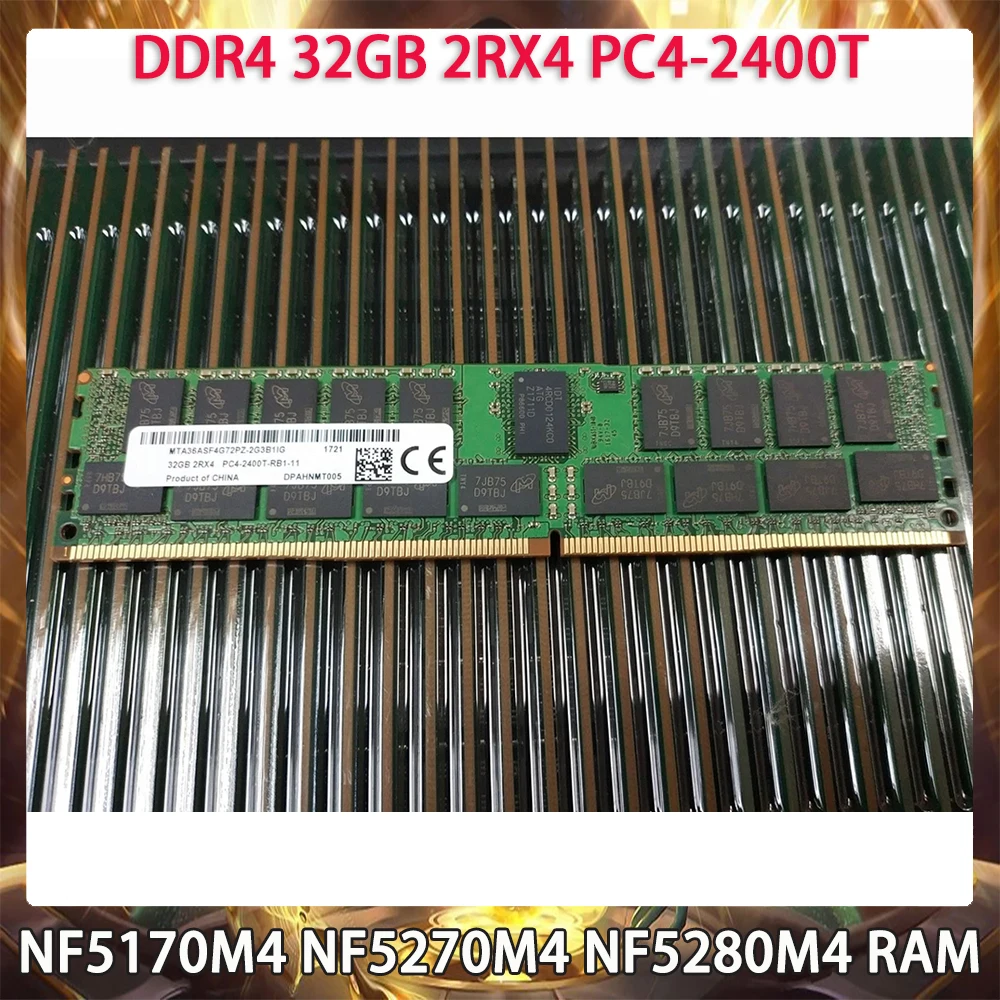 Voor Inspur NF5170M4 NF5270M4 NF5280M4 Server Geheugen 32G DDR4 32Gb 2RX4 PC4-2400T Ram Werkt Perfect Snel Schip Hoge kwaliteit