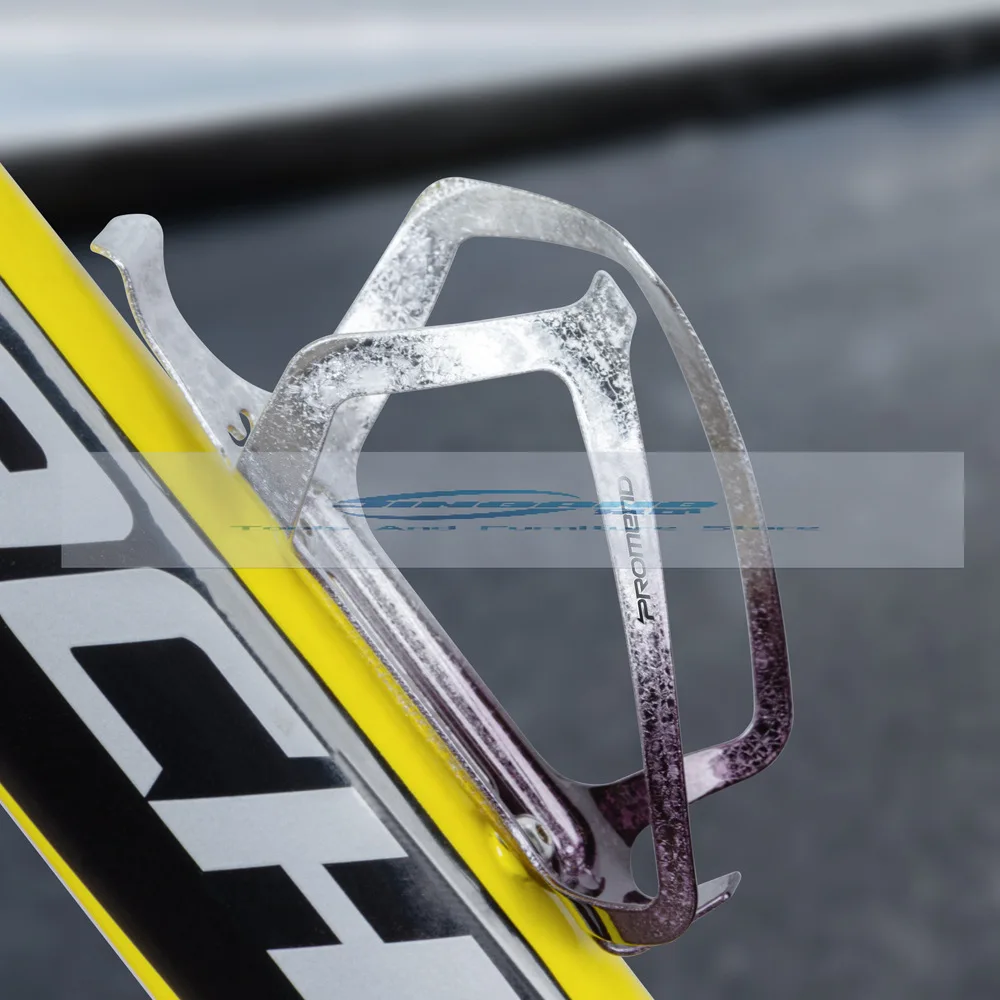 

PROMEND bicycle kettle holder mountain bike road bike water cup holder aluminum alloy gradual change kettle holder with screws