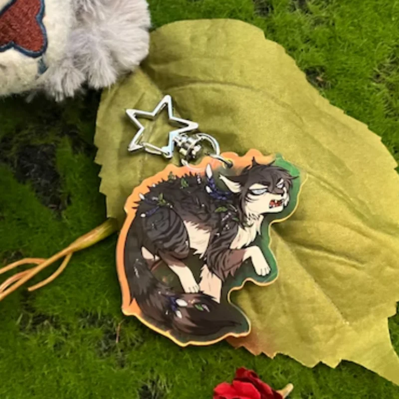 Battle Cats Acrylic Keychain Cat Theme Anime Game Collectible Key Ring for Fans