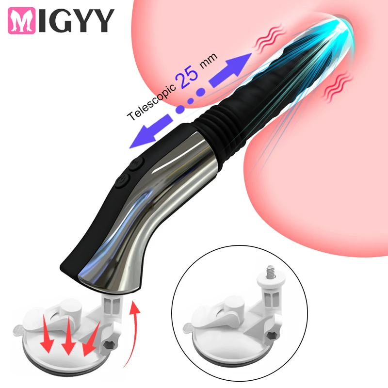 Sex Machine Telescopic Dildo Vibrator Automatic Massager G-spot Thrusting Retractable female masturbator Adult Sex Toy for Women