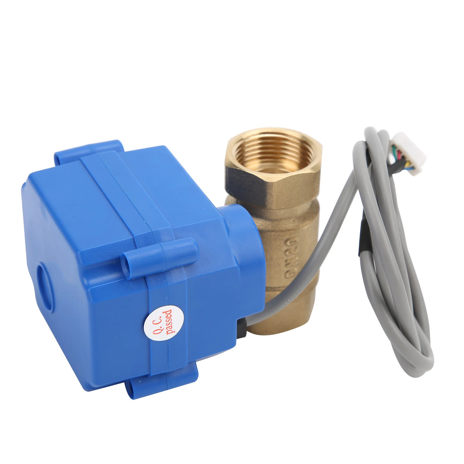 Capteur d'alarme capteur d'alarme vanne à bille en laiton unique kit de système de détection de fuite d'eau double voie vanne de détection capteur de fuite d'eau
