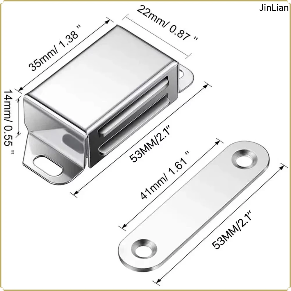 5/12/20pcs magnetic door Catch Latch, magnetic adsorption, used for cabinets, wardrobes, furniture door lock buckles hardware