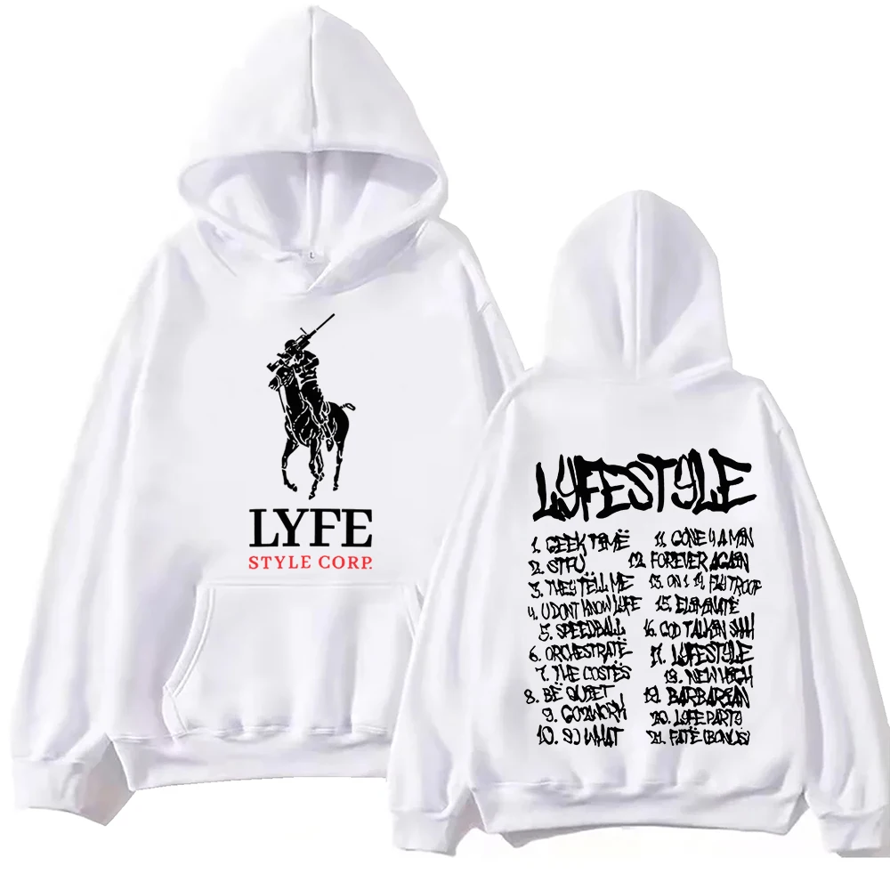 Yeat Lyfestyle Hoodie Harajuku Hip Hop Pullover Tops Man Woman Sweatshirt