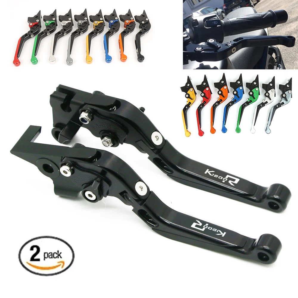 Motorcycle Adjustable Extendable Folding Brake Clutch Handle Lever Accessories For BMW K1200R SPORT K 1200 R K1200 R 2005-2008