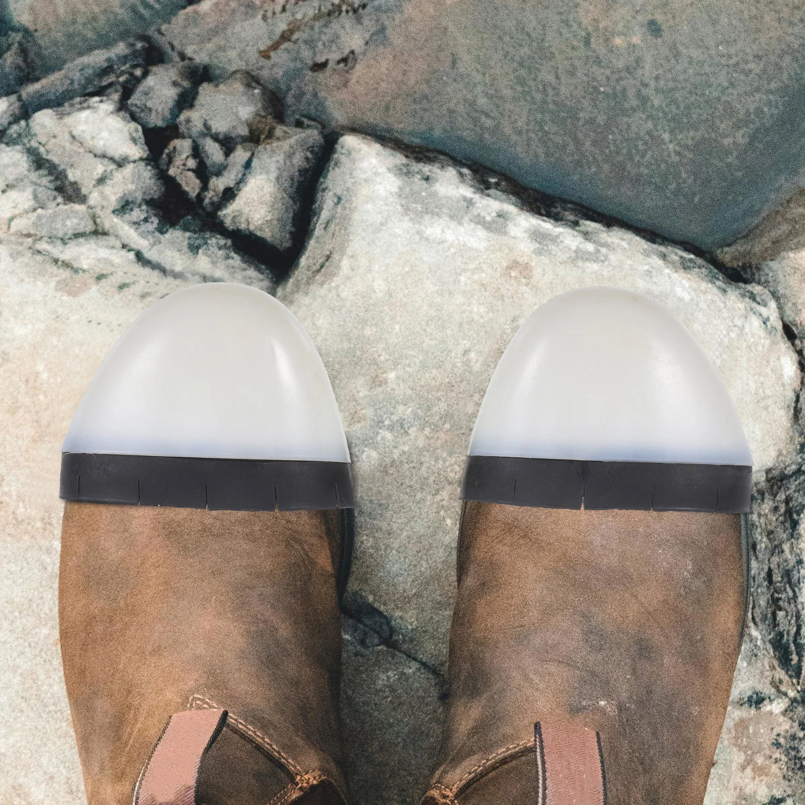 4pcs Safety Toe Inserts Plastic Guard Caps for Shoes Anti Crush Puncture Proof Work Boot Protectors Shoe Accessories Labor