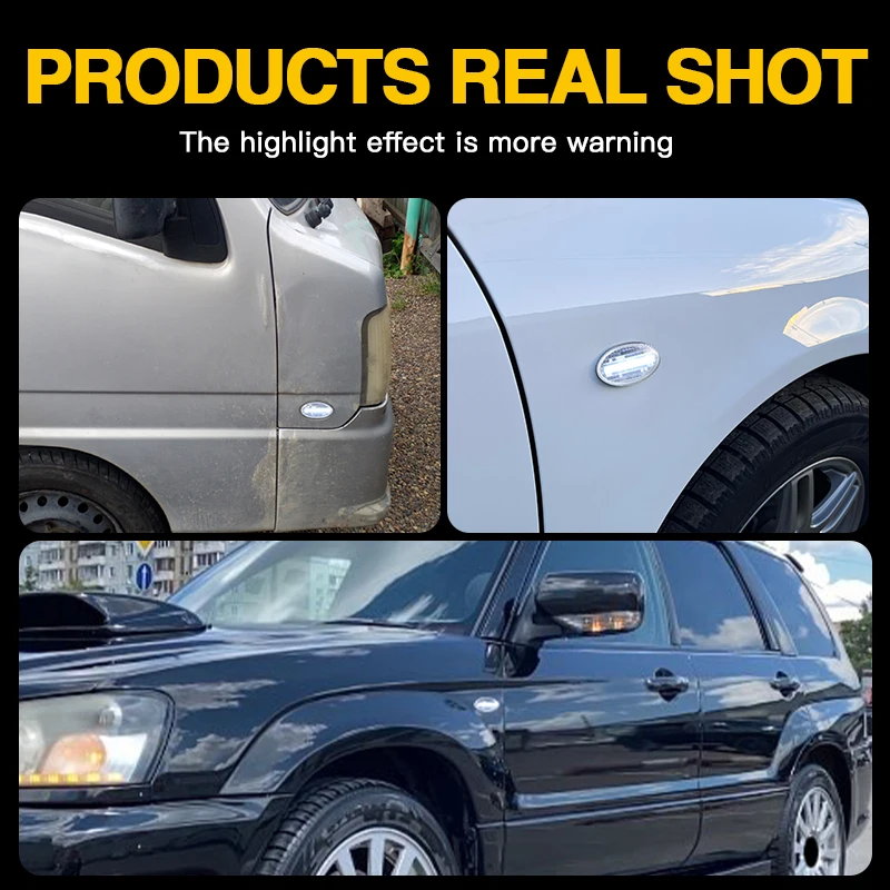 2 قطعة LED الأبيض الجانب ماركر بدوره أضواء الإشارة Canbus لسوبارو ليبرتي 00-03 فورستر 00-07 11-13 امبريزا WRX STI GDA GDB 02-07