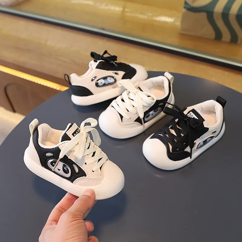 Spring Children Soft Sole Sneakers Cute Cartoon Toddler Shoes