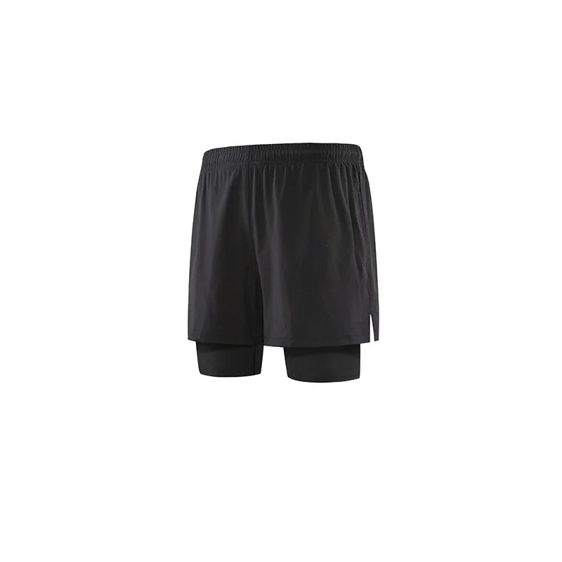 

Men's Sports Shorts Two Pieces of Stretch Basketball Running and Fitness Clothing Quick Drying Training Men's Lined Shorts