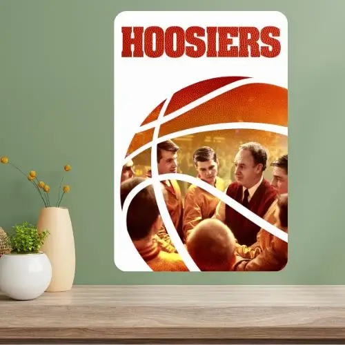 Hoosiers Classic Movie Metal Poster Sign