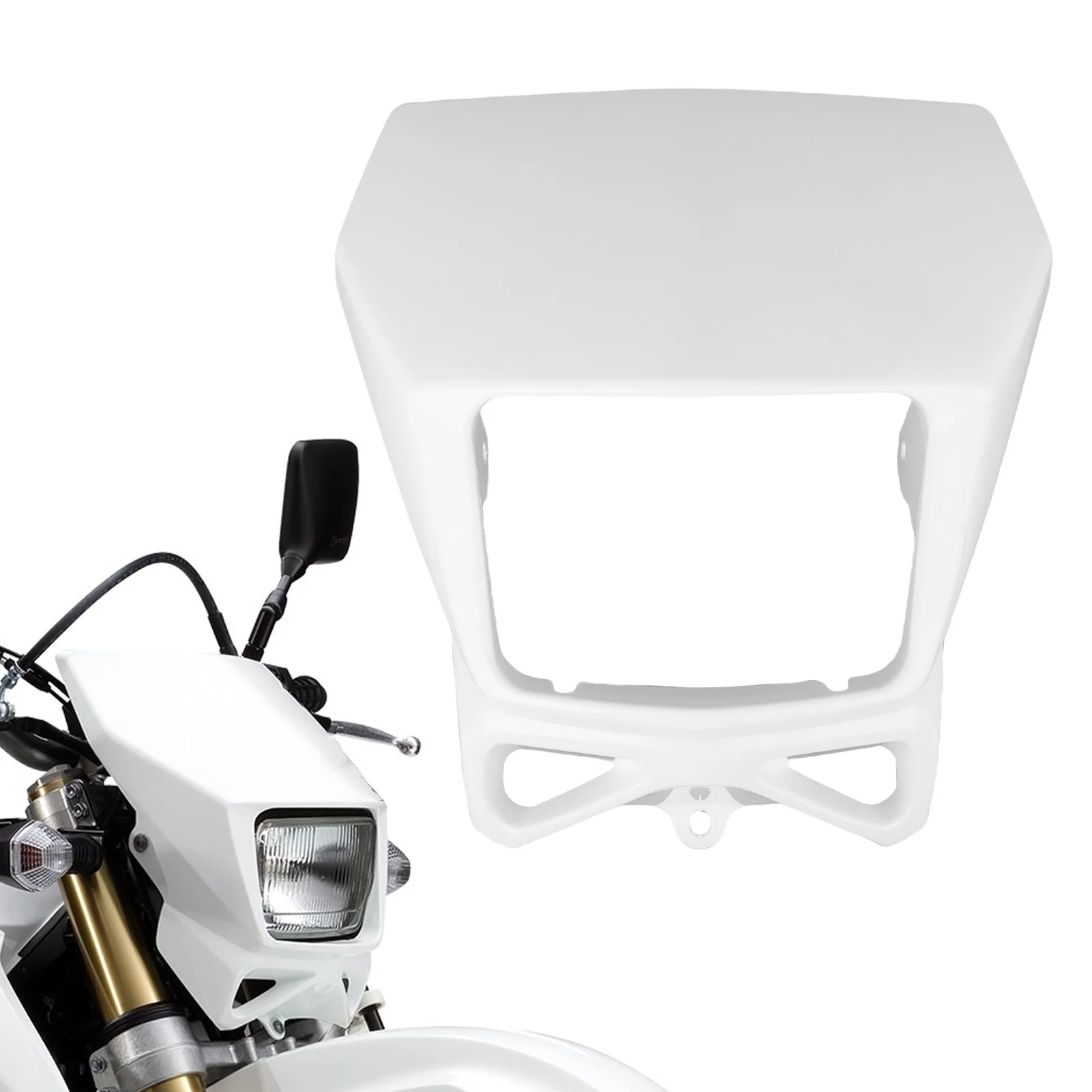 Motorcycle Headlight Surround Cover Stylish Look High Hardness Weather Proof 51811-29F50-019 Headlight Shroud Surround