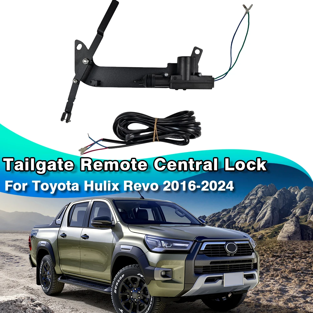 

1 Set Trunk Tailgate Lock Rear Back Door For Toyota Hulix Revo 2016-2024 Not Fit With Original Tail Gate Lock