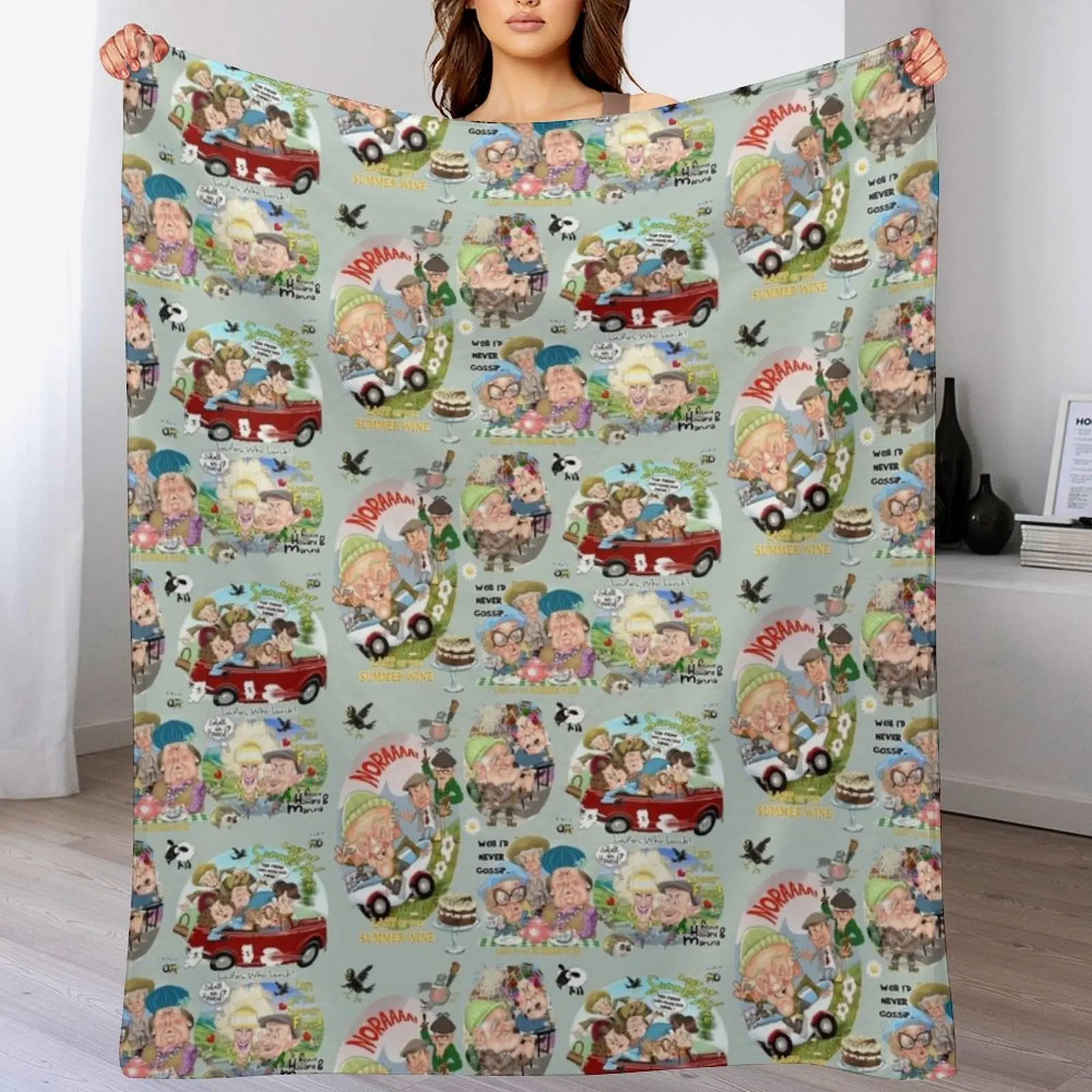 

Last of the summer wine Mix Throw Blanket decorative cosplay anime Summer Bed linens Blankets