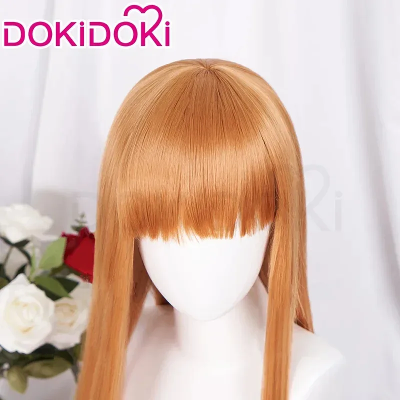 Wiwiwi 123 هولو أنيمي التوابل والذئب شعر مستعار DokiDoki المرأة تأثيري الشعر الأرجواني مقاومة للحرارة الاصطناعية هالوين