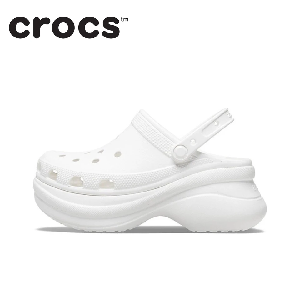 

Original Crocs Whale Casual Sandals Unisex Closed-Toe Slip-Ons Outdoor Men Women Breathable Beach Shoes 206302-100