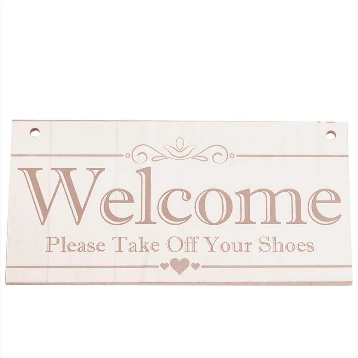 Welcome Please Your Shoes Hanging Plaque Sign House Porch Decor Gift-A57M