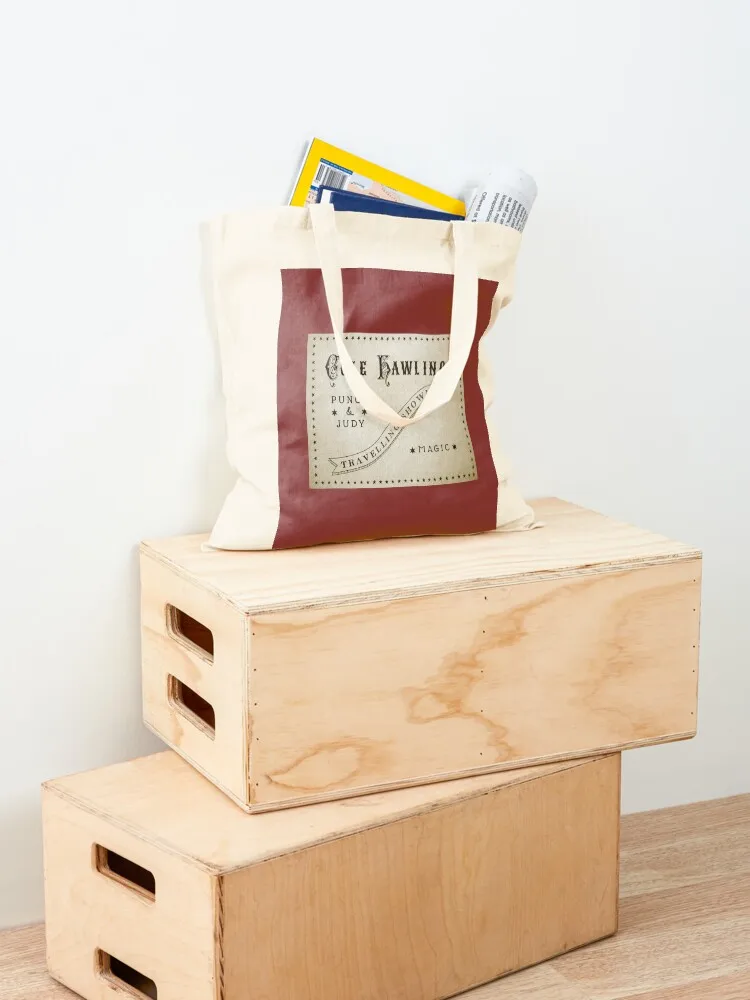 حقيبة يد نسائية من A SHOWMAN CAME A-CALLING (The Box of Delights) حقيبة تسوق نسائية قابلة للطي وقابلة لإعادة الاستخدام حقيبة قماشية