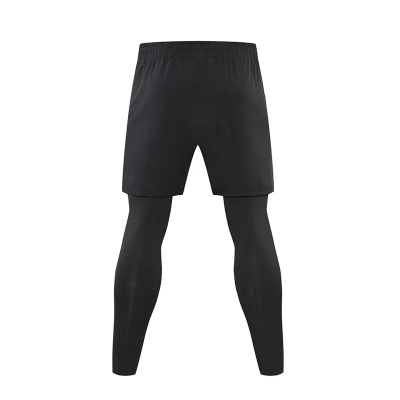 2025 Men Quick-dry Running Tights High-elasticity Fitness Shorts Sports Suit Basketball Compression Pants Training Underpants