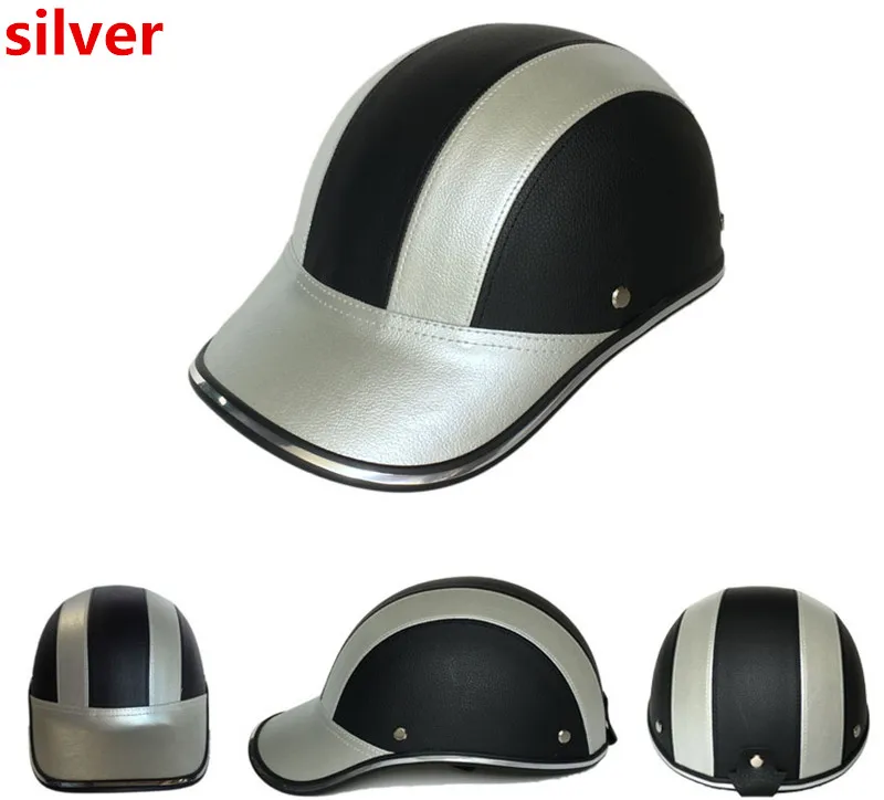 ESCAM Safety Helmet Motorcycle Helmet half helmet summer electric car men women personality baseball helmet protection