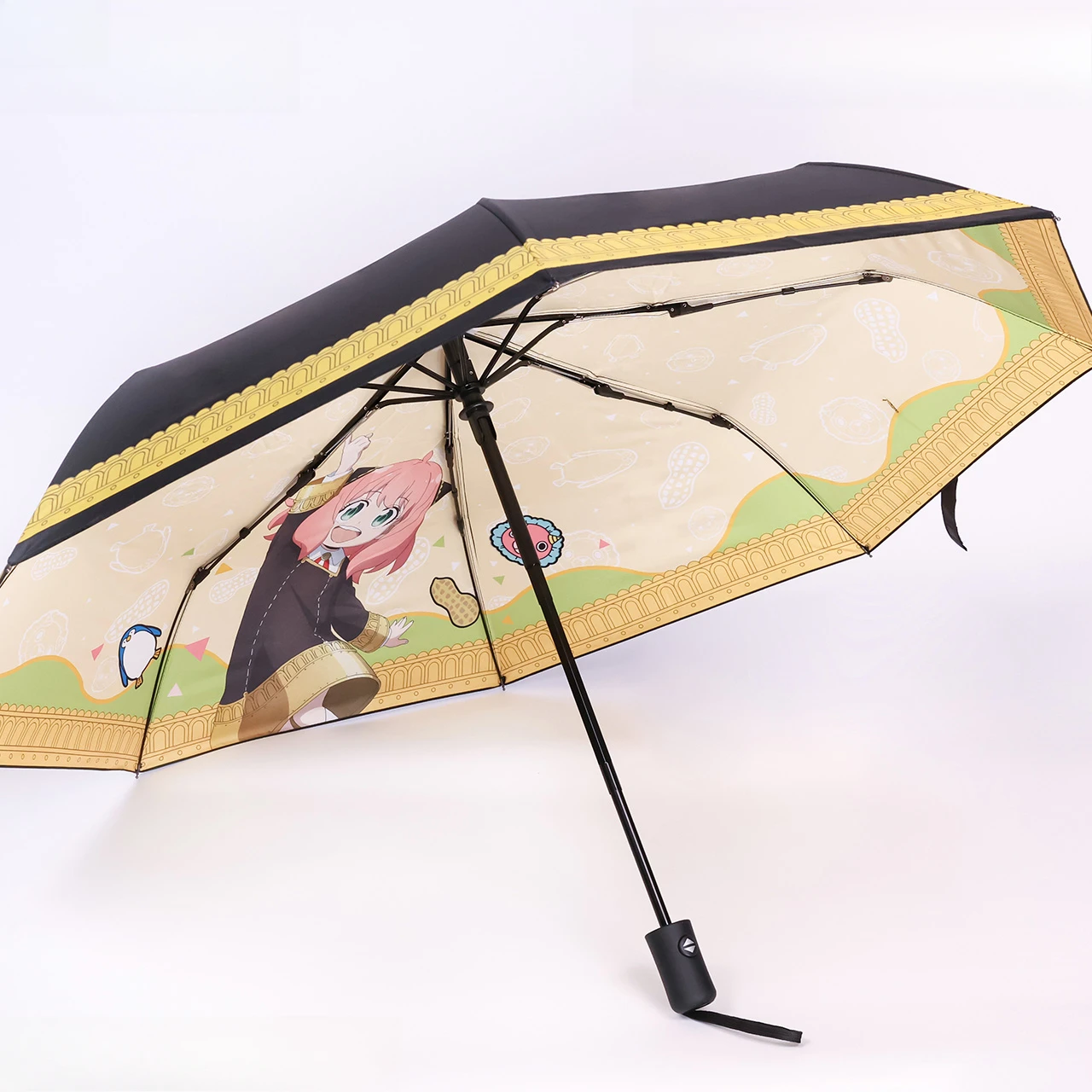 

Anime Umbrella SPY×FAMILY Anya Forger Cartoon Student Sunny and Rainy Folding Dual-purpose Sunscreen Umbrella Girls Gift