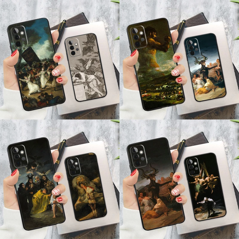 Spain Francisco Goya Art Phone Case For Samsung Galaxy A54 A34 A14 A55 A35 A25 A15 A52 A32 A12 A51 A71 A13 A33 A53