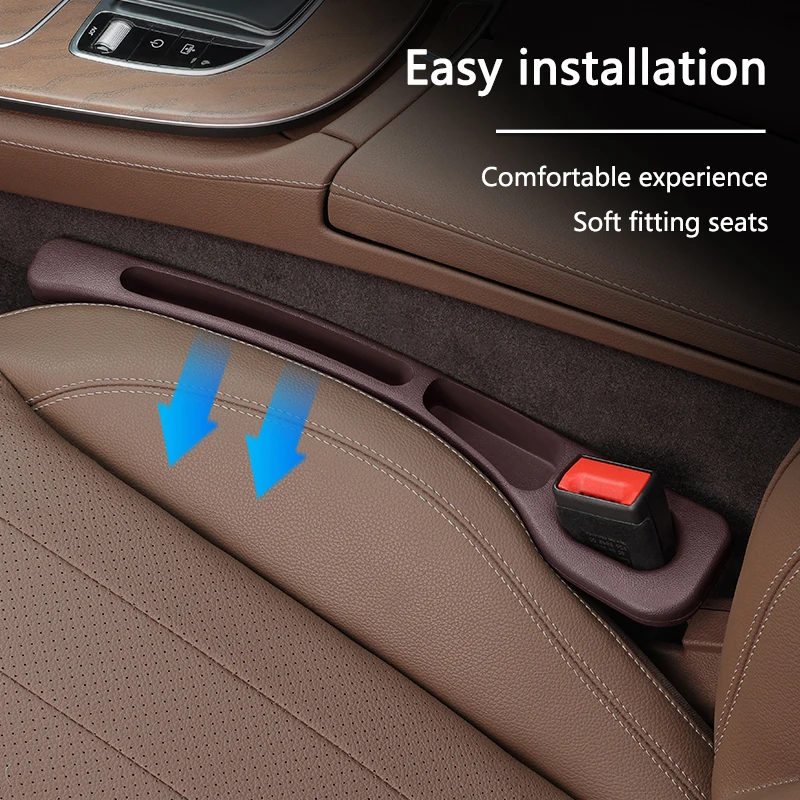 2Pcs For Audi SLine A4 B7 B8 B9 A3 8p 8v 8LA5 Car Seat Gap Storage Box Cup Holder Leak-proof Feries Decorations Supplies view 5