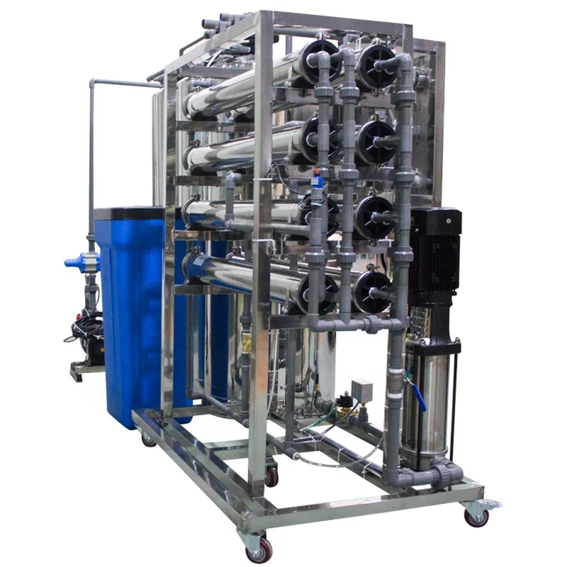 Stainless 2000LPH RO Pure Water Plant Industrial Drinking Treatment Purification Machine Custom
