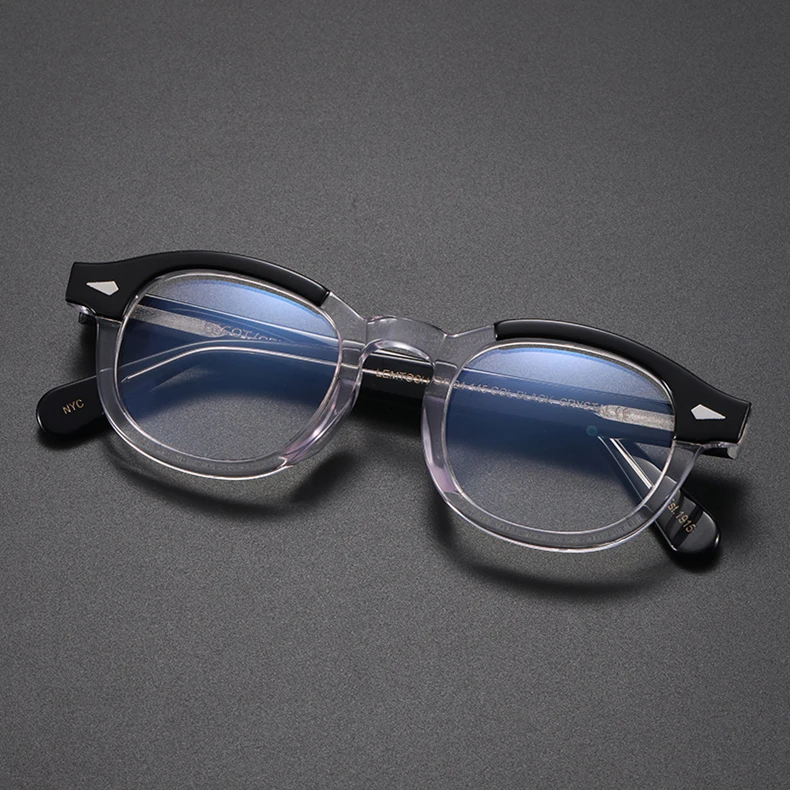 Johnny Depp Anti Blaues Licht Brillen Männer Lemtosh Gläser Frauen Computer Brille Luxus Marke Vintage Acetat Rahmen – Detail 18