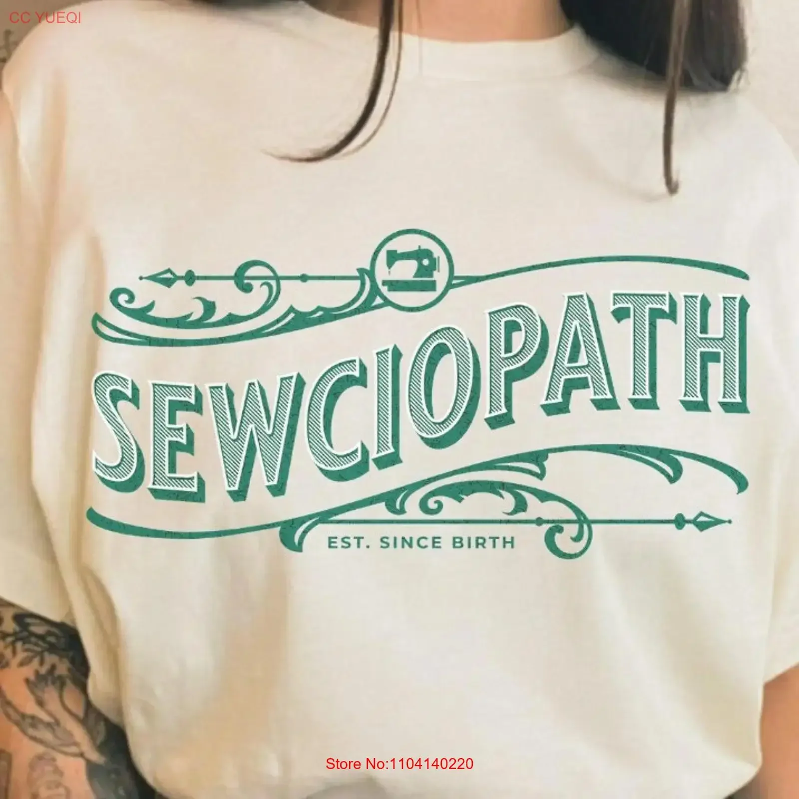 

Sewing T Shirt Funny Sew Sewciopath Lover Quilter Women Sewer vintage Washed Unisex designer clothes homme Breathable